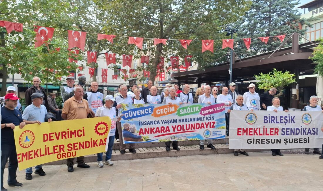 Bulancak’tan Ankara’ya Emekli Yürüyüşü: İnsanca Yaşam İstiyoruz HABER: COŞKUN ÖZBUCAK