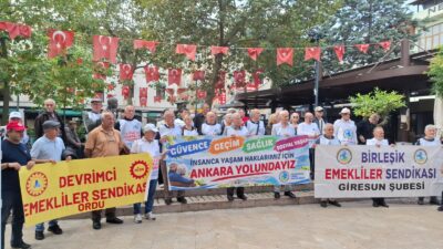 Bulancak’tan Ankara’ya Emekli Yürüyüşü: İnsanca Yaşam İstiyoruz HABER: COŞKUN ÖZBUCAK
